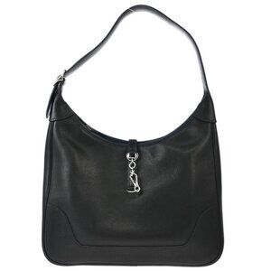 Hermes Black Evergrain Trim 31 Shoulder Bag